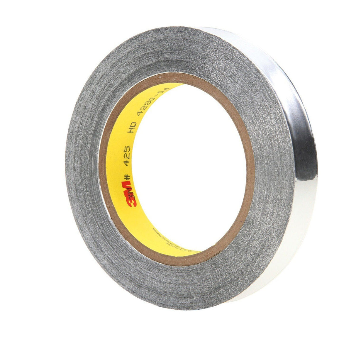 3M 425 Aluminum Foil Tape, Silver, 25 mm x 55 m, 4.6 mil (7100059421) (432 Pack)