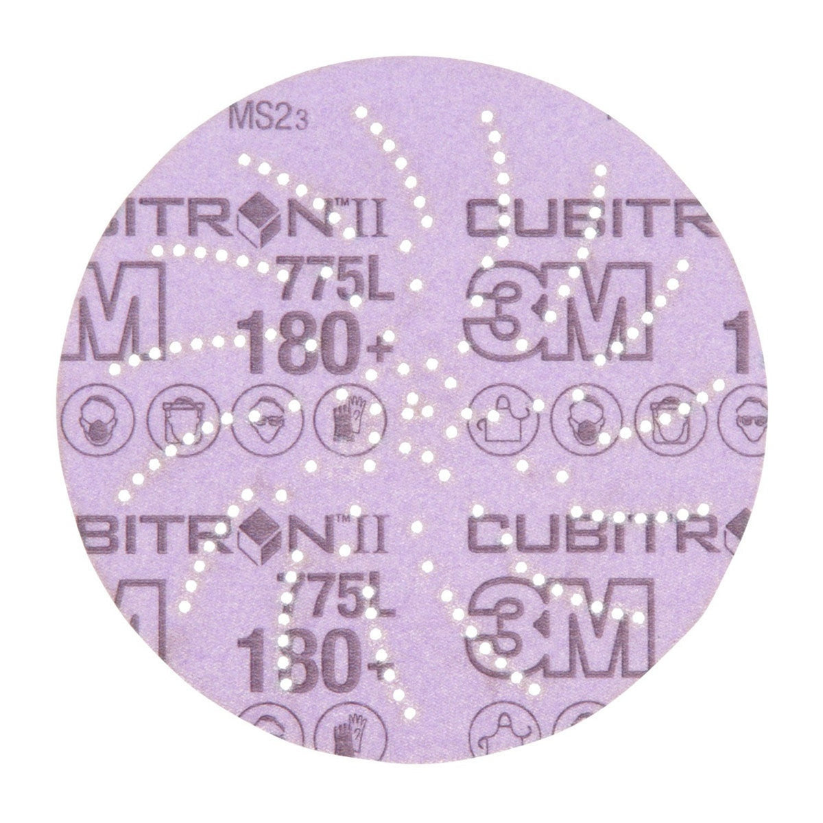 3M 775L Xtract Cubitron II Film Disc 180+ 5 in Die 500LG (7100064177) (250 Pack)
