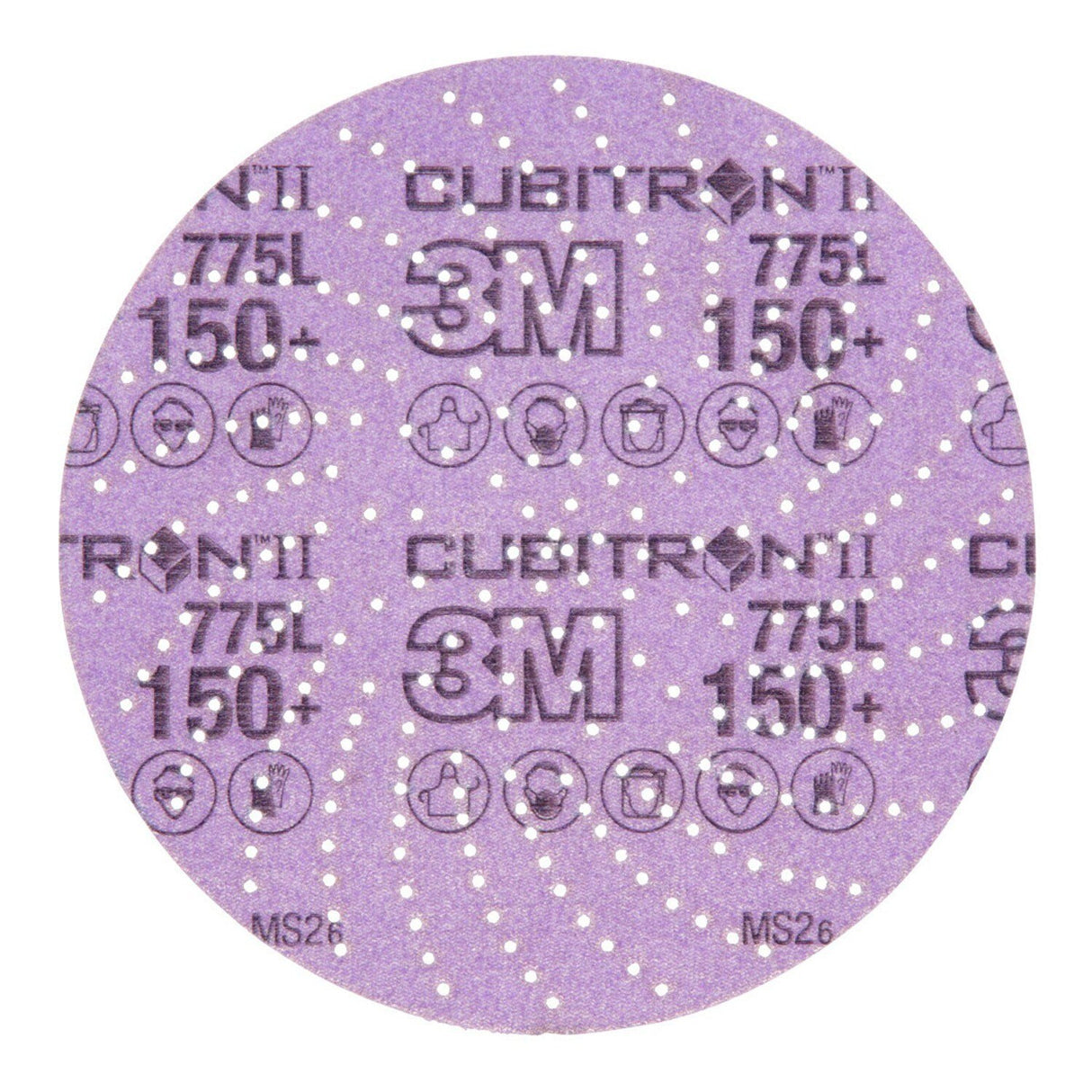3M 775L Xtract Cubitron II Hookit Clean Sanding Film Disc , 150+ Grit, 6 in. Hook-and-Loop for Paint Prep, Removal, Sanding, Refining, Blending, Featheredge (7100065918) (250 Pack)