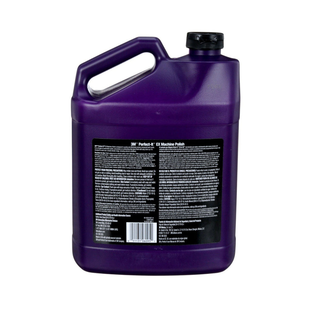 3M Perfect-It EX Machine Polish, Black, Liquid, 1 gal (06095) (7100075861) - (4Pack) - 4