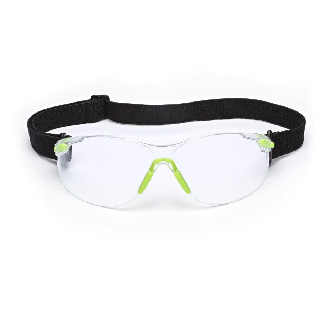 3M S1201SGAF-KT Solus Safety Glasses 1000 Series Scotchgard Anti-Fog, Clear Lens, Green/Black Frame, Removable Foam Gasket and Strap, ANSI Z87 (7100079182) - (20Pack) - 3