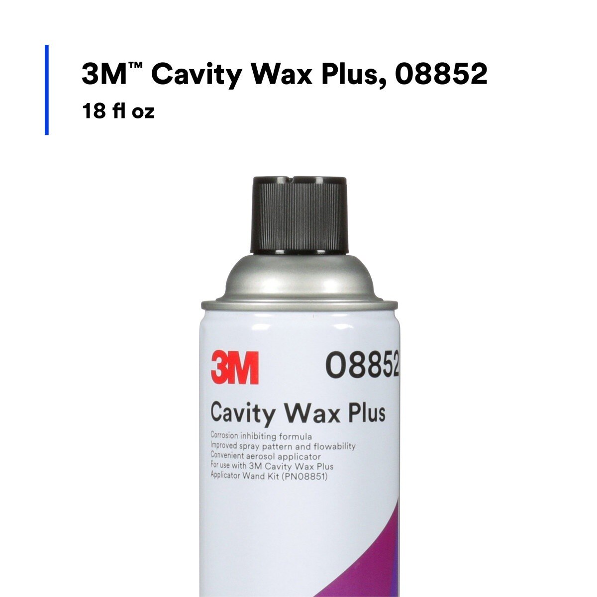 3M 08852 Cavity Wax Plus Aerosol, 18 fl oz, Self-Healing Corrosion Protection (7100081897) - (4Pack) - 6