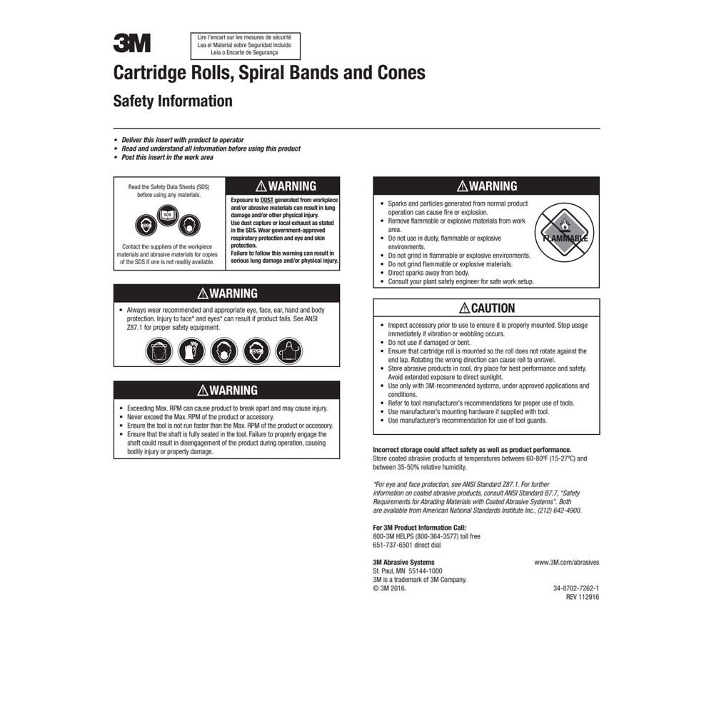 3M 341D Cartridge Roll , CR-ST, 80 X-weight, 1/2 in x 1-1/2 in x 1/8 in, Straight (7100086097) (100 Pack) - 3