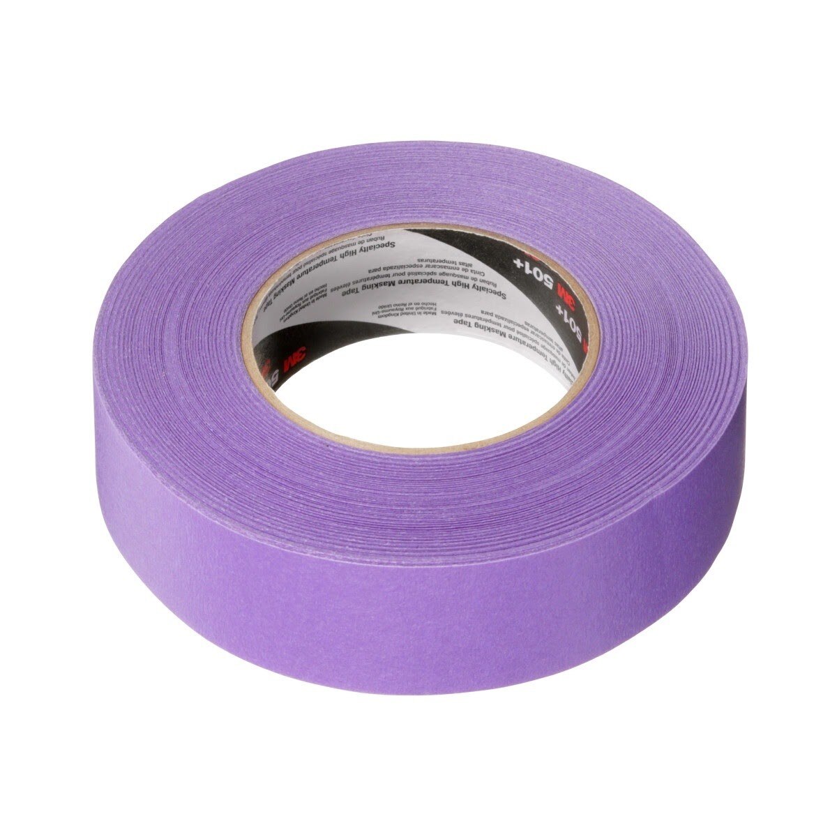 3M 501+ Specialty High Temperature Masking Tape, Purple, 36 mm x 55m, 6.0 mil (7100086190) (24 Pack) - 8