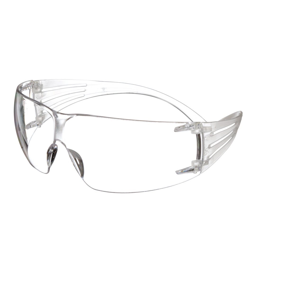 3M SF201AF SecureFit Safety Glasses, ANSI Z87, Anti Fog Plus Anti Scratch Clear Lens, Clear Frame, Flexible Temples (7100090435) - (20Pack) - 9
