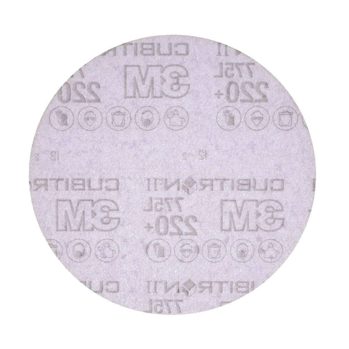 3M 775L Cubitron II Hookit Film Disc, Precision Shaped Ceramic, 220+ Grit, Purple, 3 in, 3 mil, 300V (7100106766) (250 Pack) - 4