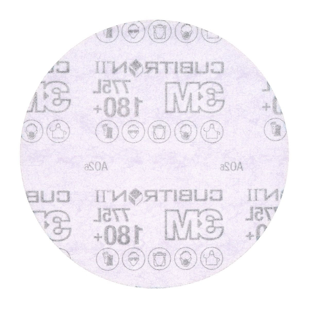 3M 775L Cubitron II Hookit Film Disc, 180+ Grit, Purple, 3 in, 3 mil, 300V (7100106768) (250 Pack) - 4