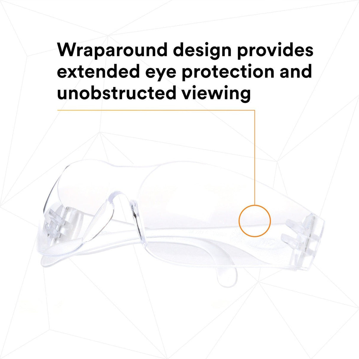 3M 7100112434 Tekk Virtua Anti-Fog Safety Glasses, Clear Frame and Lens - (20Pack) - 4