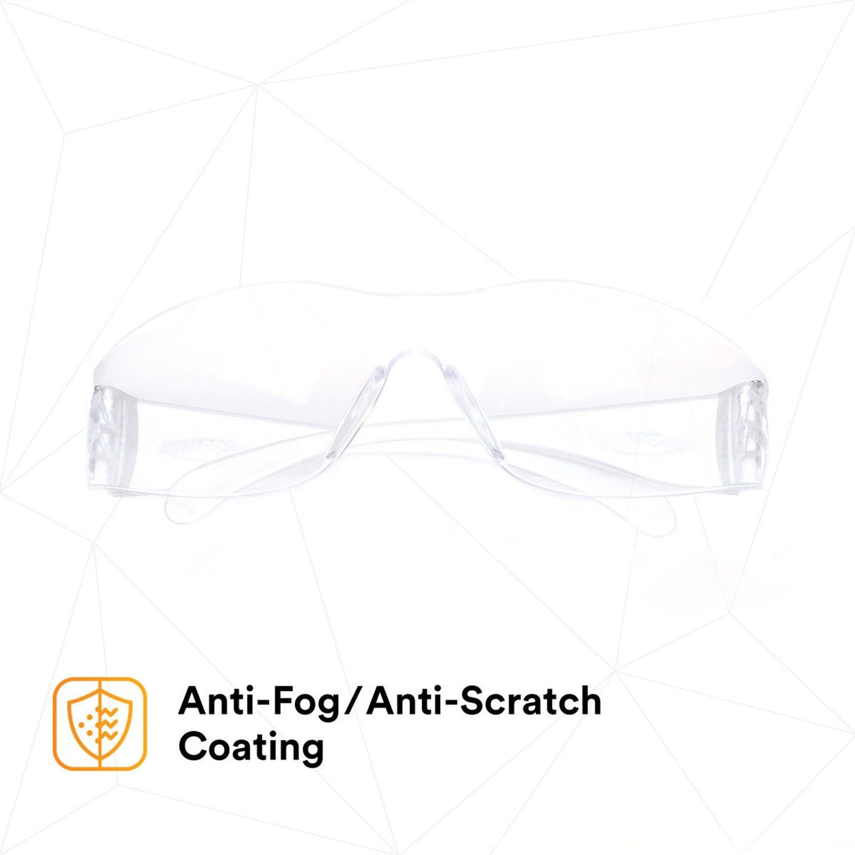 3M 7100112434 Tekk Virtua Anti-Fog Safety Glasses, Clear Frame and Lens - (20Pack) - 5