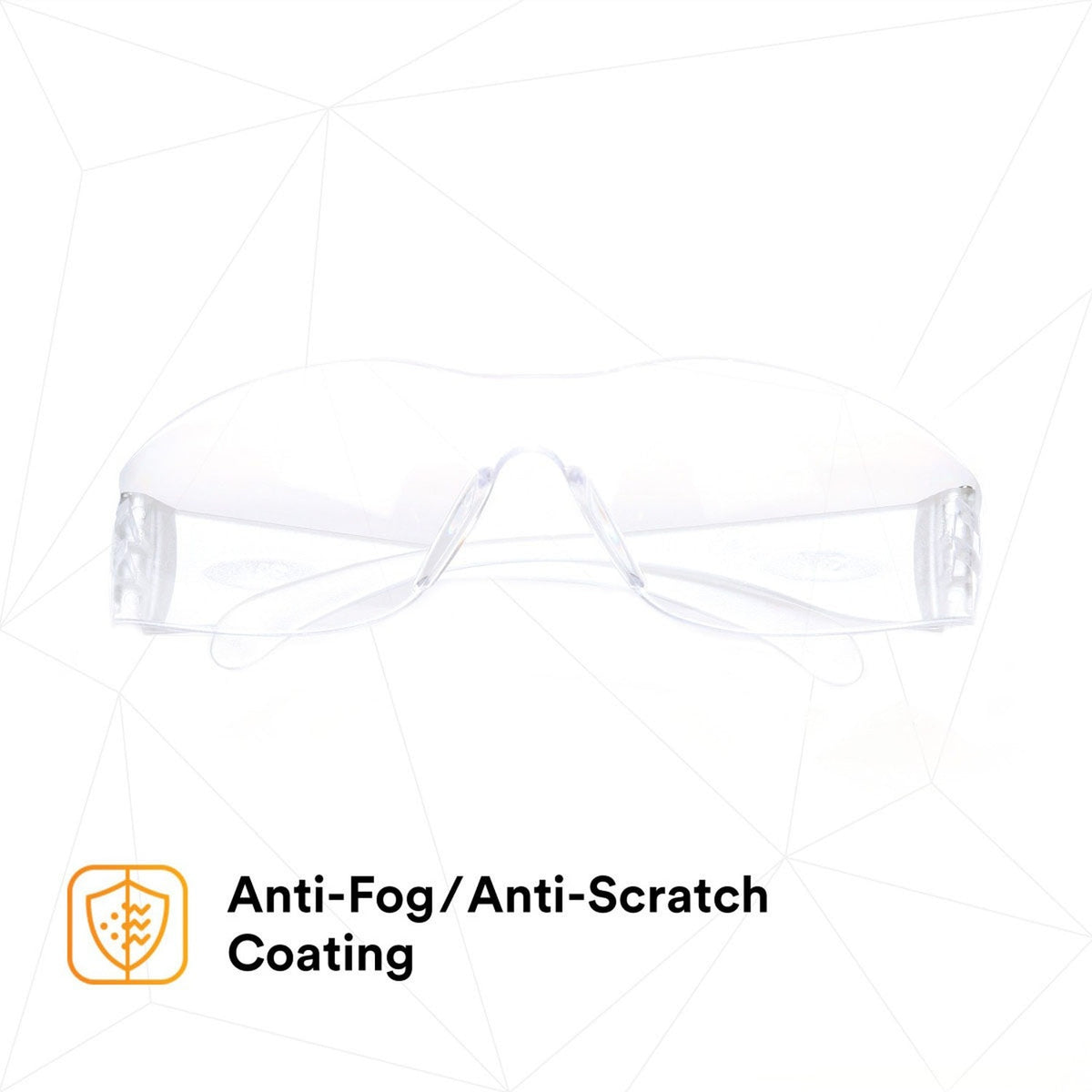 3M 11329-00000-20 Tekk Virtua Anti-Fog Safety Glasses, Clear Frame and Lens (7100112434) - 5