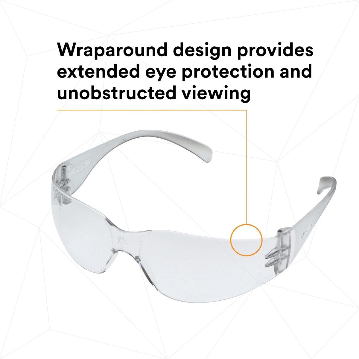 3M 11328-00000-20 11328 Virtua Protective Eyewear I/O Hard Coat Lens, Clear Temple (7100123356) - (20Pack) - 4