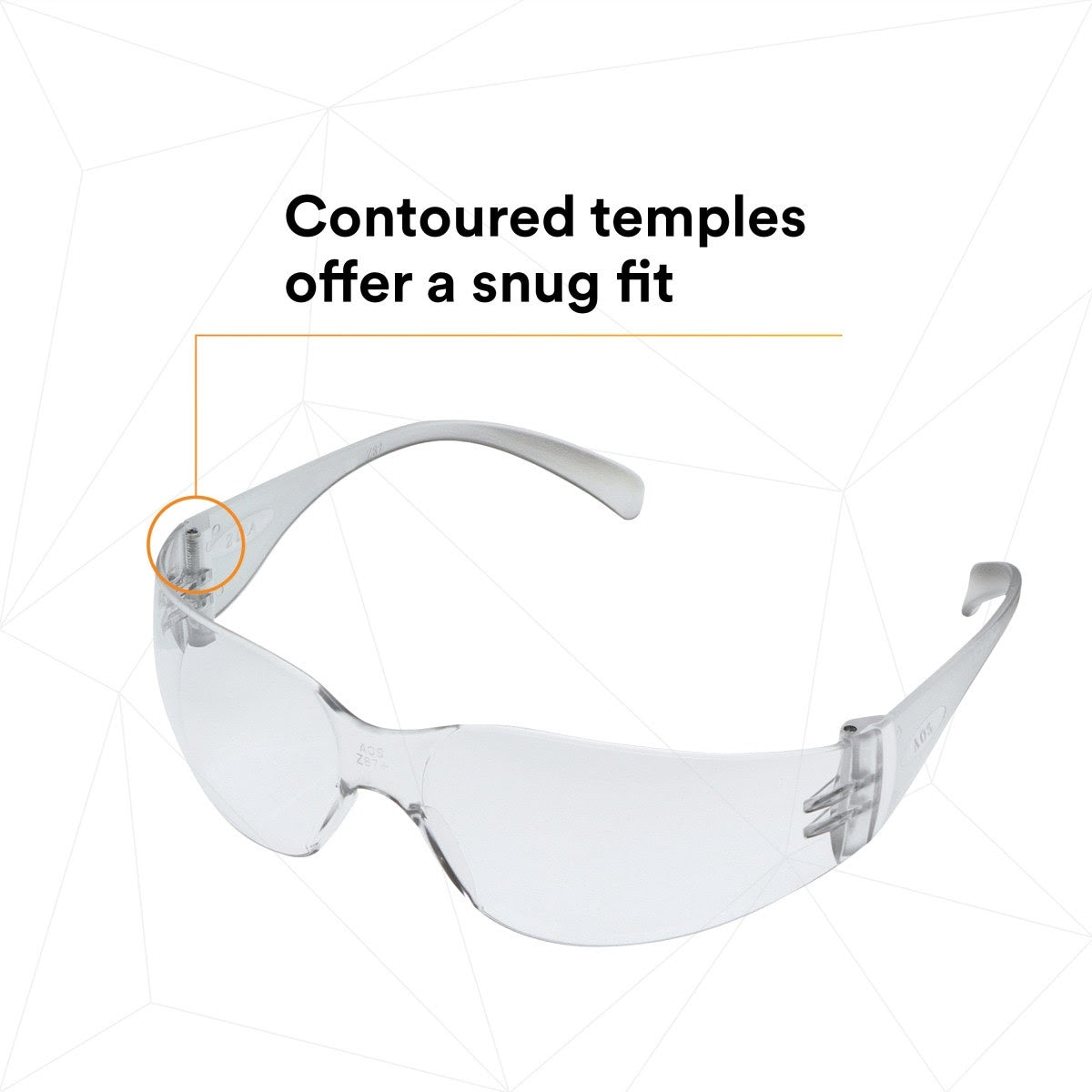 3M 11328-00000-20 11328 Virtua Protective Eyewear I/O Hard Coat Lens, Clear Temple (7100123356) - (20Pack) - 6