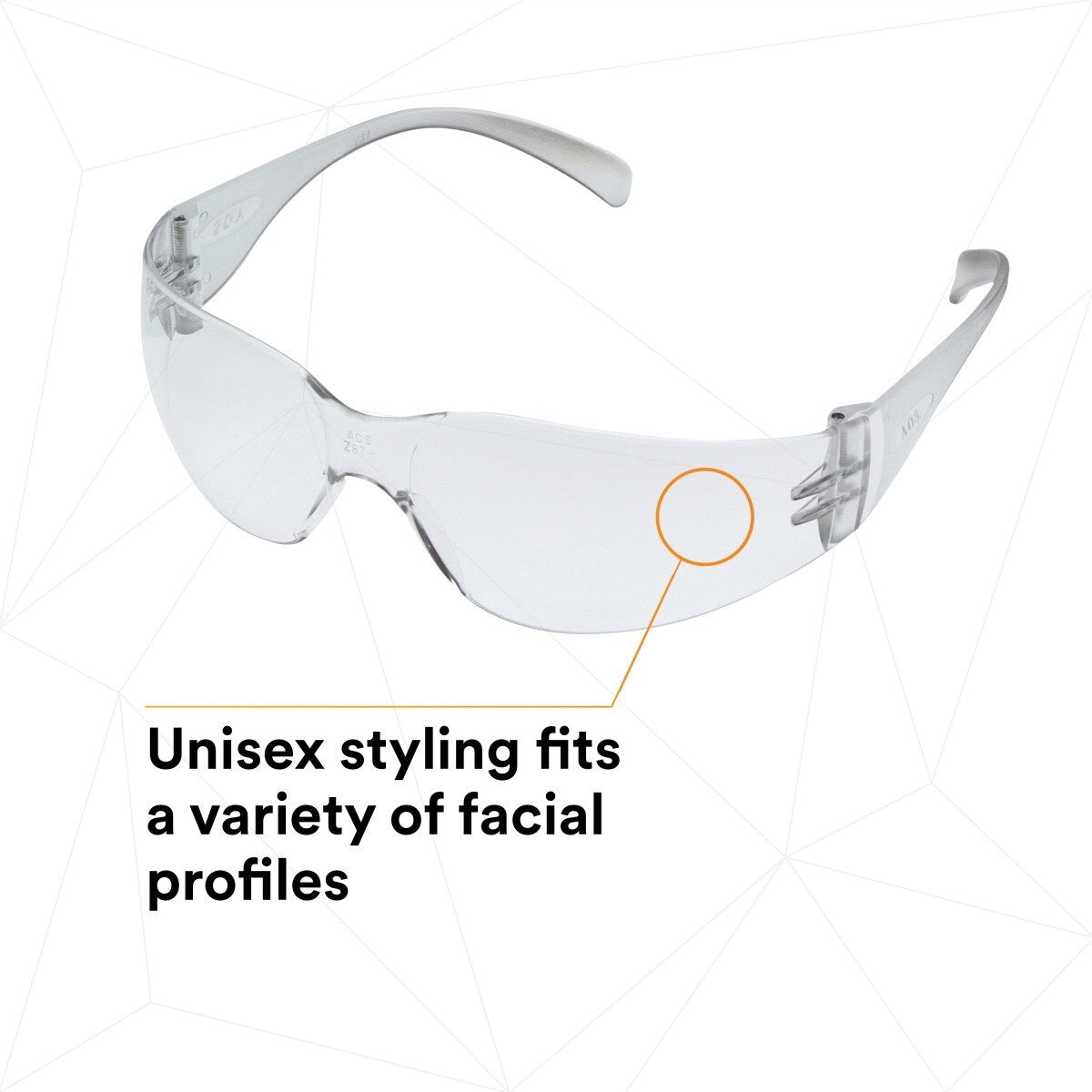 3M 11328-00000-20 11328 Virtua Protective Eyewear I/O Hard Coat Lens, Clear Temple (7100123356) - (20Pack) - 9