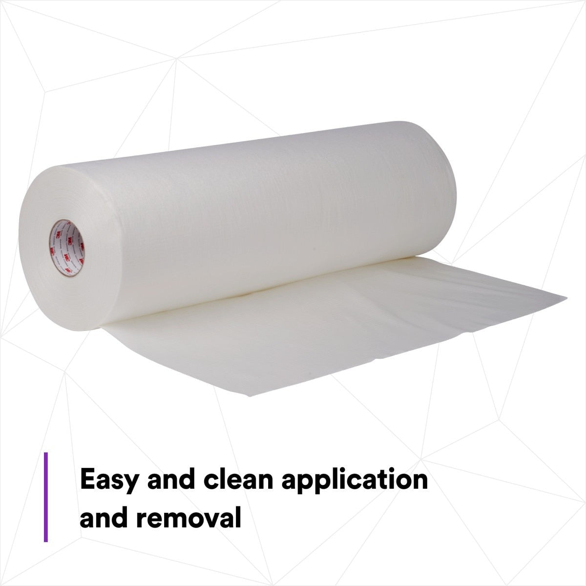 3M 37852 Dirt Trap Protection Material, Nonwoven Overspray Protection Gray 28 in x 300 ft (7100132343) - 4