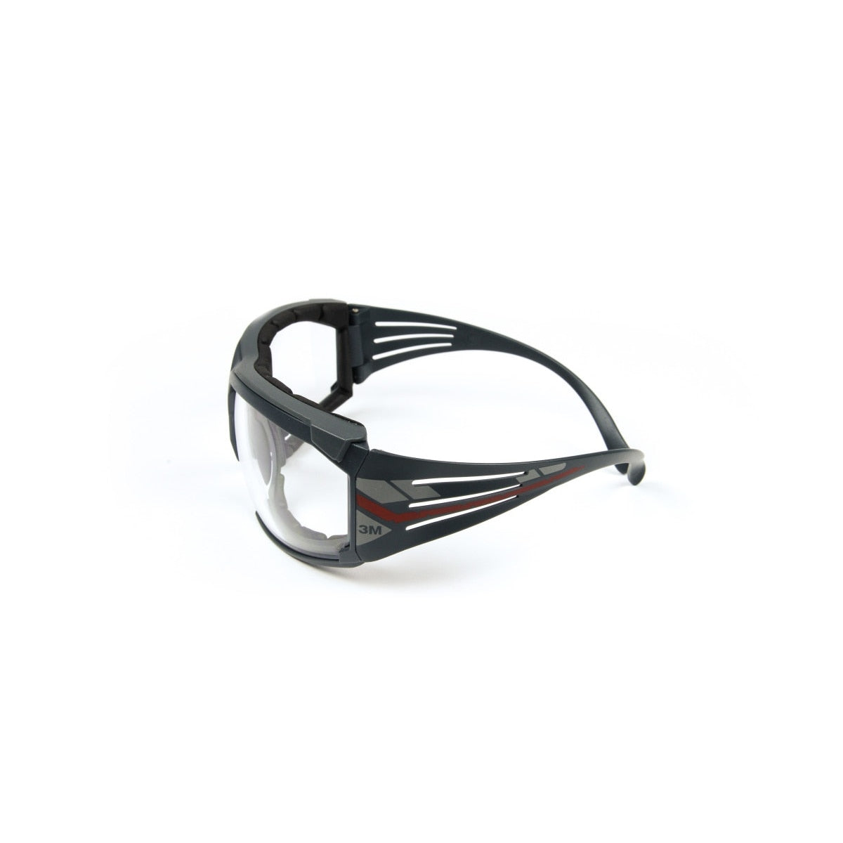 3M SF601SGAF-FM SecureFit Safety Glasses, Clear Scotchgard Anti-Fog Lens, Black Frame (7100133322) - (20Pack) - 3