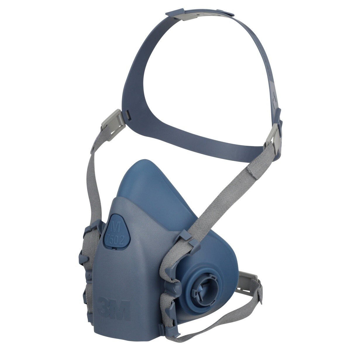 3M 7501 Half Facepiece Reusable Respirator, Small, Cool Flow Valve, Bayonet Connection, NIOSH Approved, Dual Airline Compatible, Dropdown Suspension (7100134948) - (10Pack) - 3