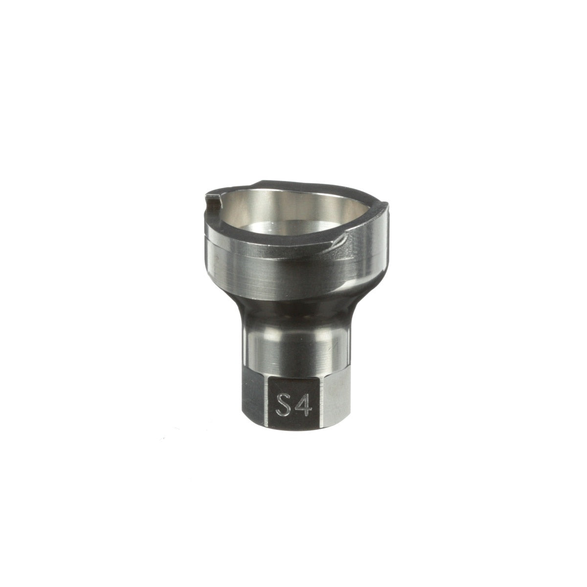 3M PPS Series 2.0 Adapter, Type S4, 12 mm Female, M12 x 1.0 Thread (26005) (7100135830) - (4Pack)