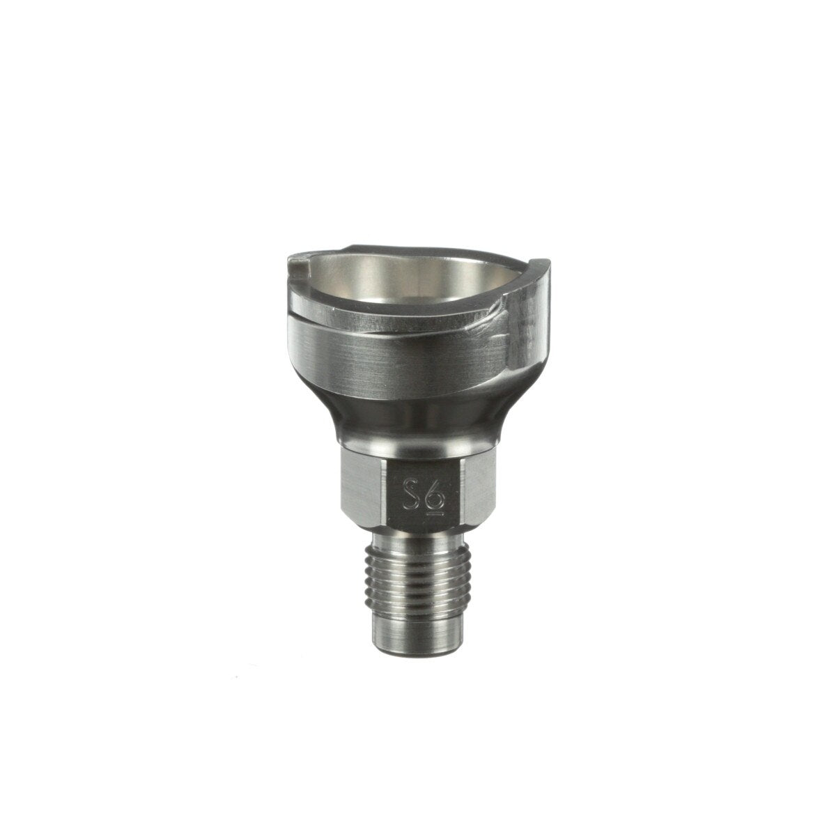 3M 26007 PPS 2.0 Spray Gun Adapter, S6, 1/4 Inch Male, 19 Thread BSP (7100135832) - (4Pack)
