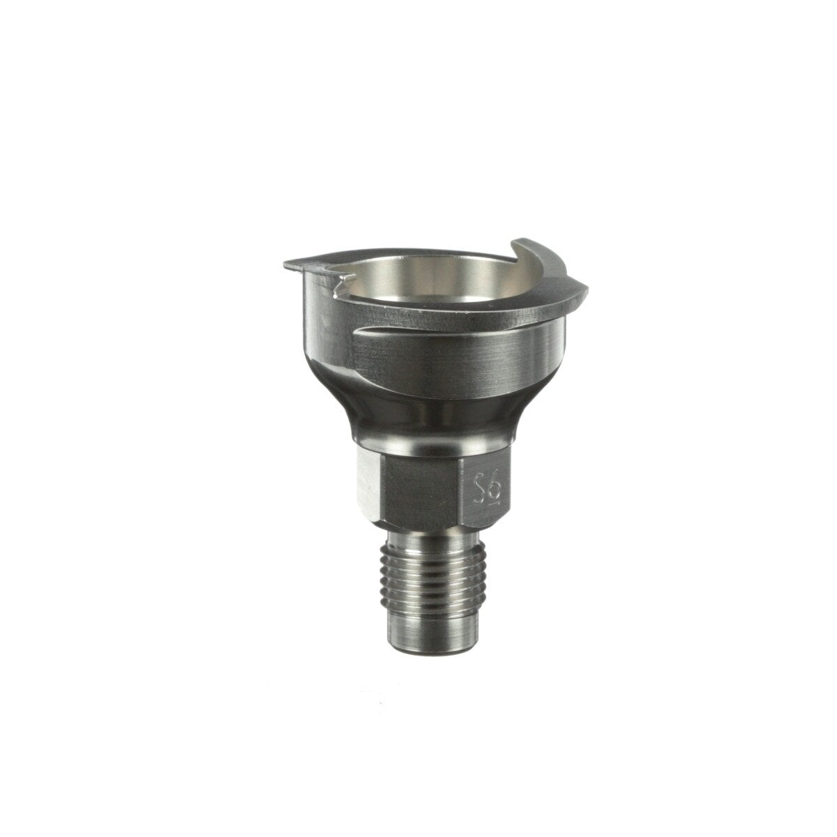 3M 26007 PPS 2.0 Spray Gun Adapter, S6, 1/4 Inch Male, 19 Thread BSP (7100135832) - (4Pack) - 2
