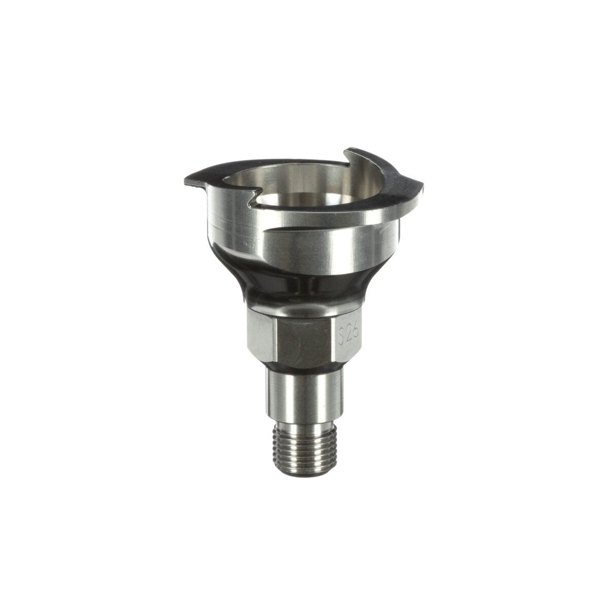 3M 26118 PPS 2.0 Spray Gun Adapter, S26, 11 mm Male, M11x1.0 Thread (7100135924) - (4Pack) - 2