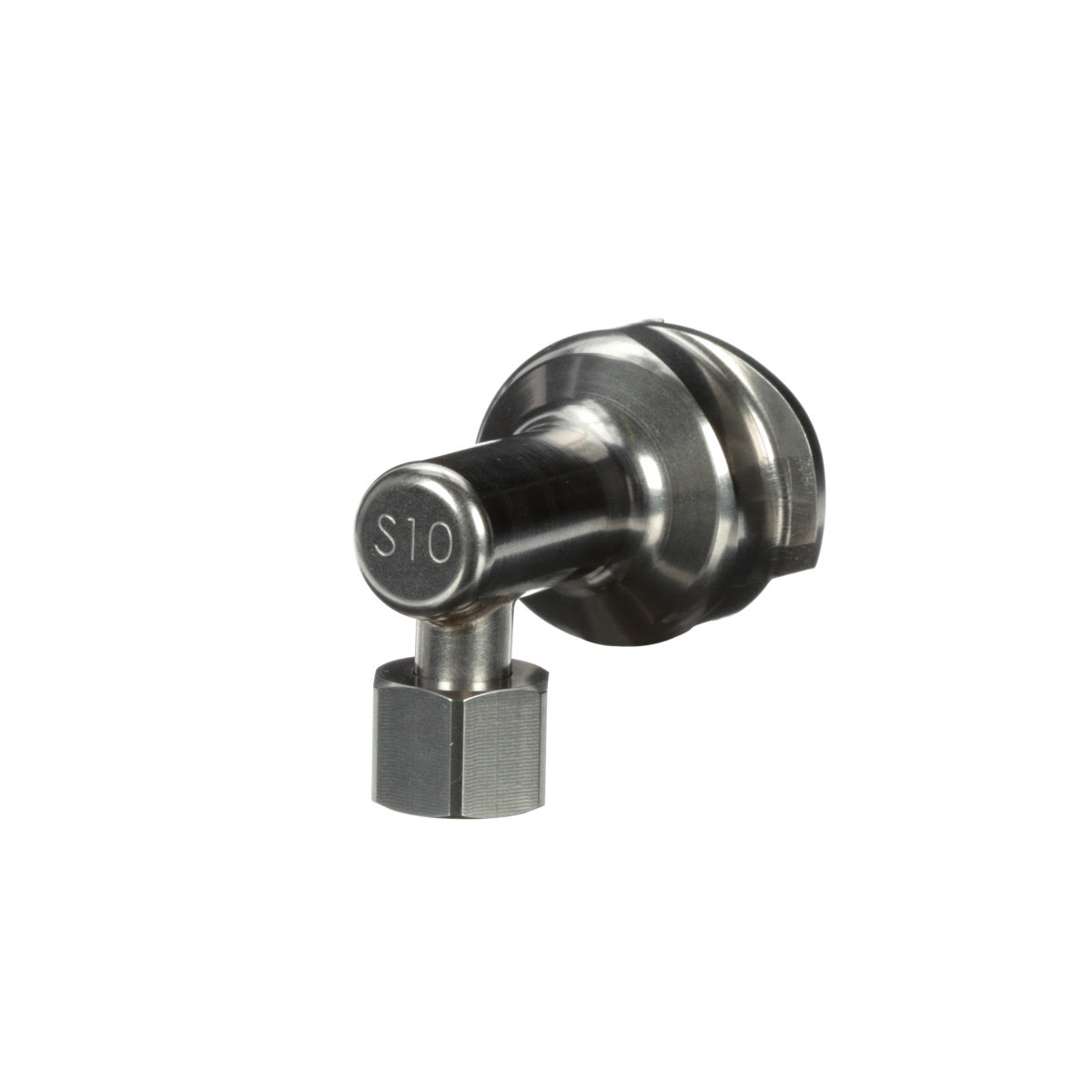 3M 26017 PPS Series 2.0 Adapter, Type S10, 1/4 Female, R-Angle 19 Thread BSP for Side Cup Mount (7100135927) - (4 Pack) - 6