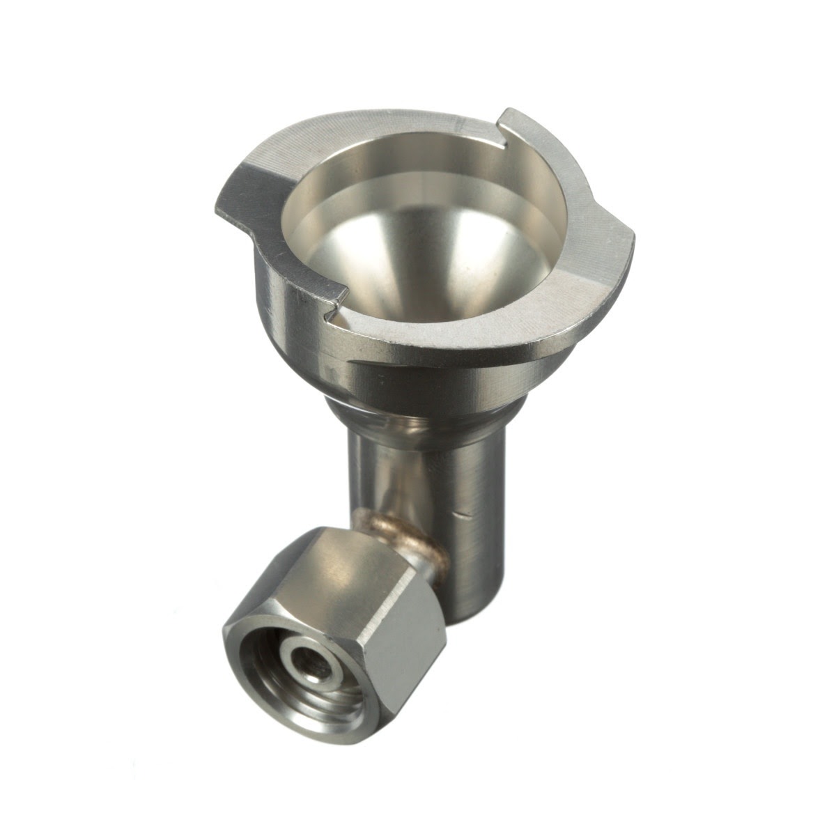 3M 26110 PPS Series 2.0 Adapter, Type S24, 1/4 Female, R-Angle 18 Thread NPS, Side Cup Mount (7100135940) - (4 Pack) - 3