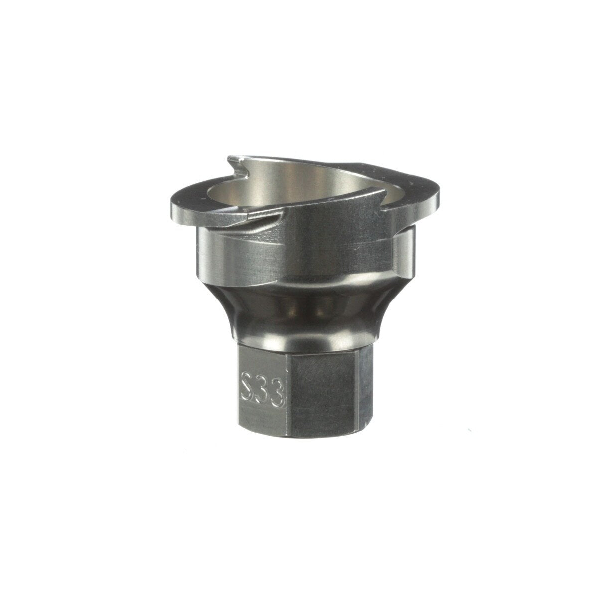3M PPS Series 2.0 Spray Cup System Adapter, Type S33, 1/8-27 NPT Thread (26128) (7100135950) - (4Pack) - 3
