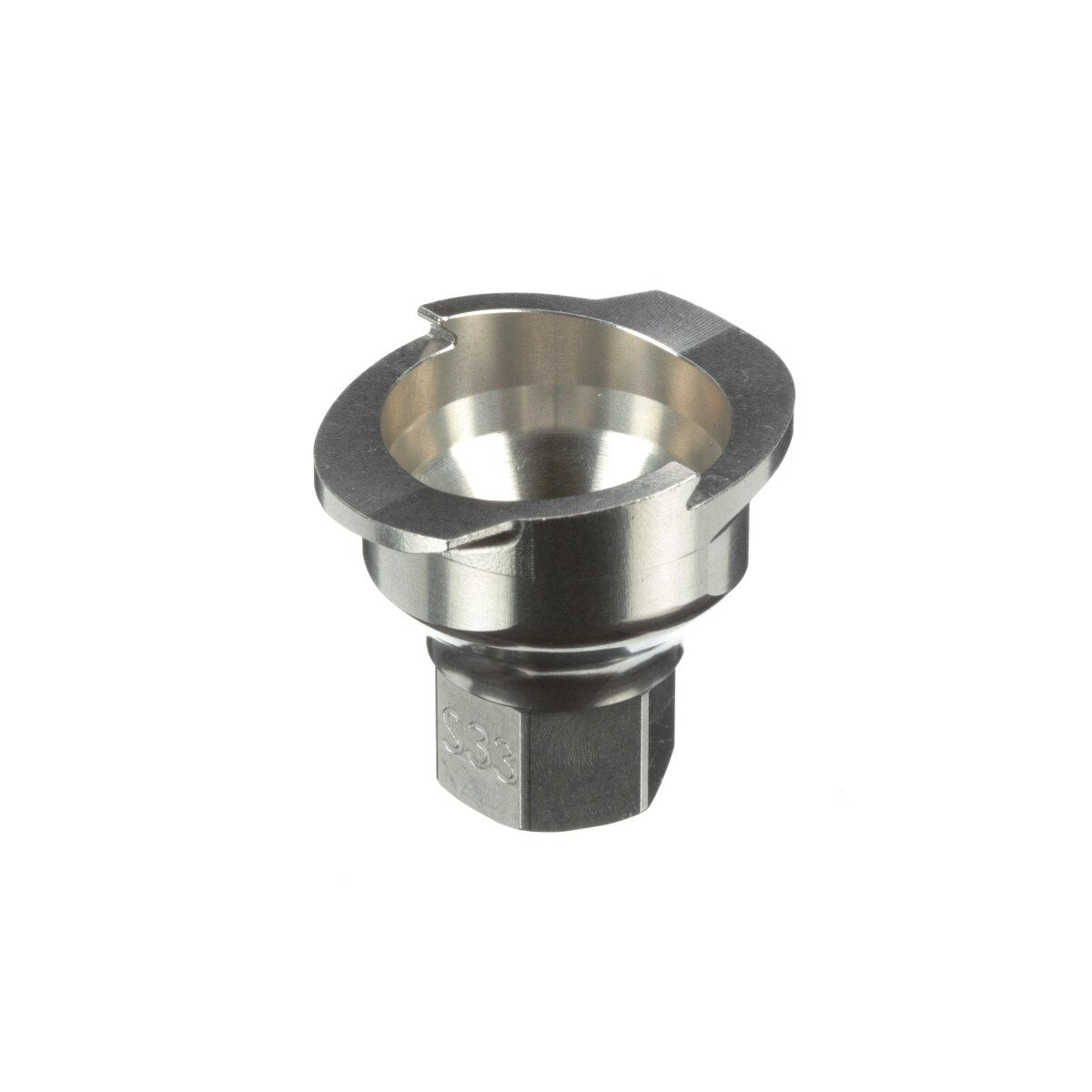 3M PPS Series 2.0 Spray Cup System Adapter, Type S33, 1/8-27 NPT Thread (26128) (7100135950) - (4Pack) - 4