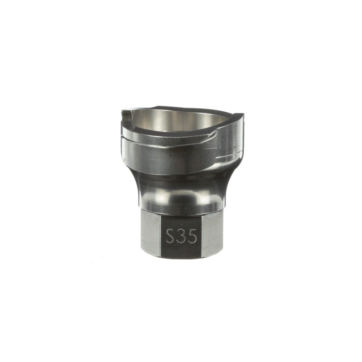 3M 26130 PPS 2.0 Spray Gun Adapter, Type S35, 16 mm Female, M16 x 1.5 Thread, Connects Select Lex-Aire and Matco Paint Guns (7100135951) - (4 Pack)