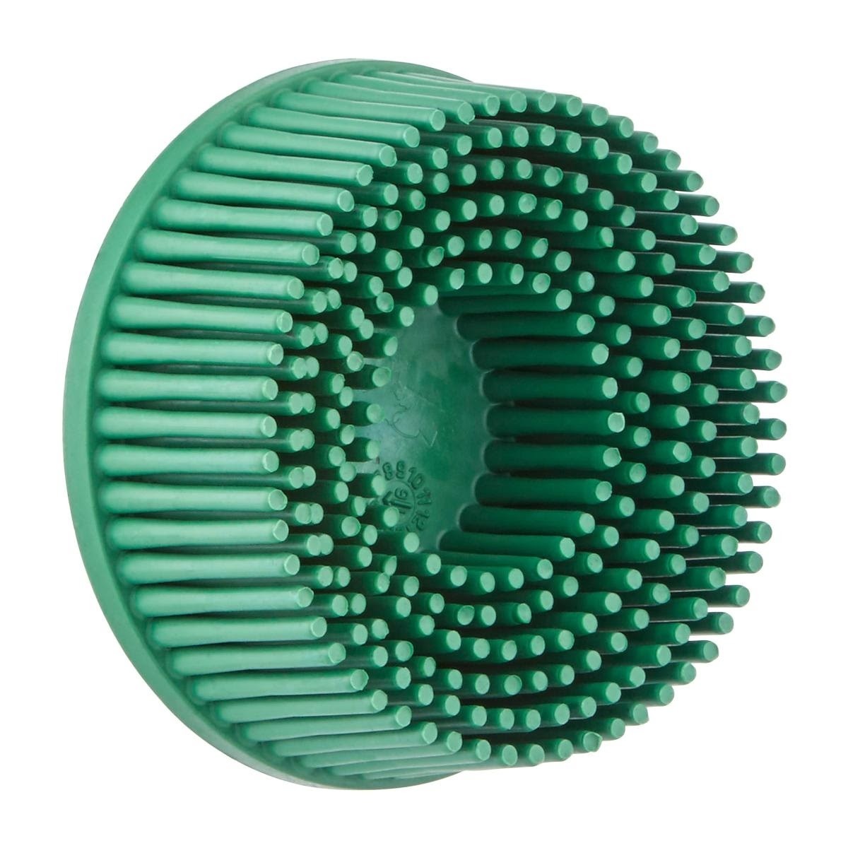 3M 07524 Scotch-Brite Roloc Bristle Disc, RD-ZB, 50, TR, Green, 2 in x 5/8 in, Tapered (7100138285) (40 Pack)