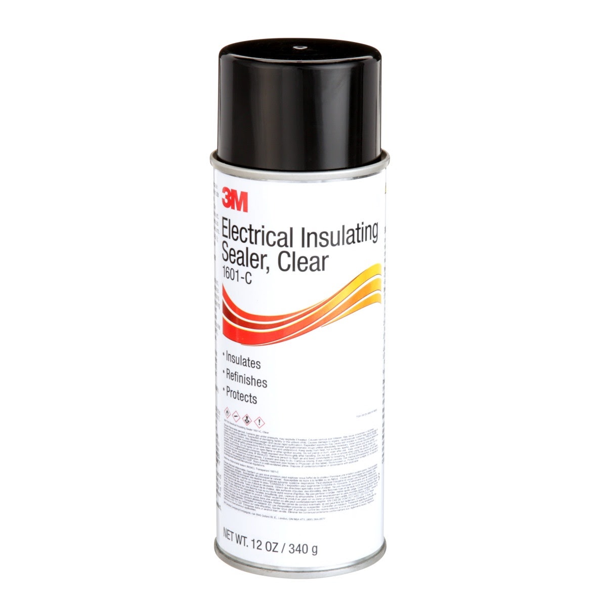 3M 1601-C Electrical Insulating Sealer, 12-oz Can, Clear (7100139129) - (12Pack)