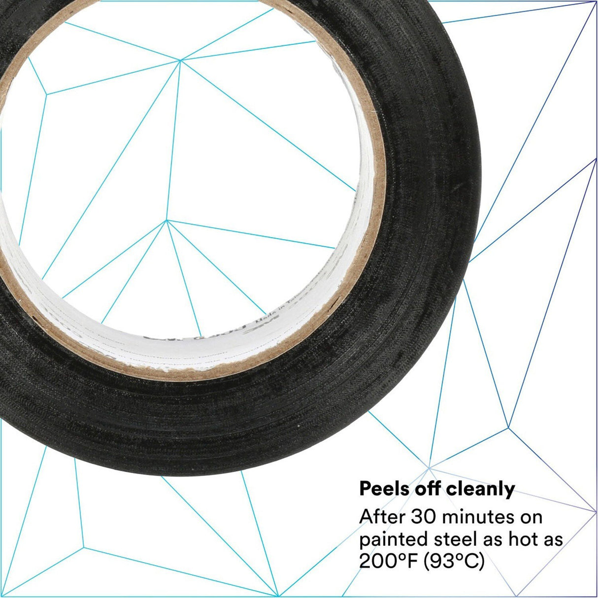 3M 3903 Vinyl Duct Tape, Black, 2 in x 50 yd, 6.5 mil, Individually Wrapped (7100145924) - (24Pack) - 10