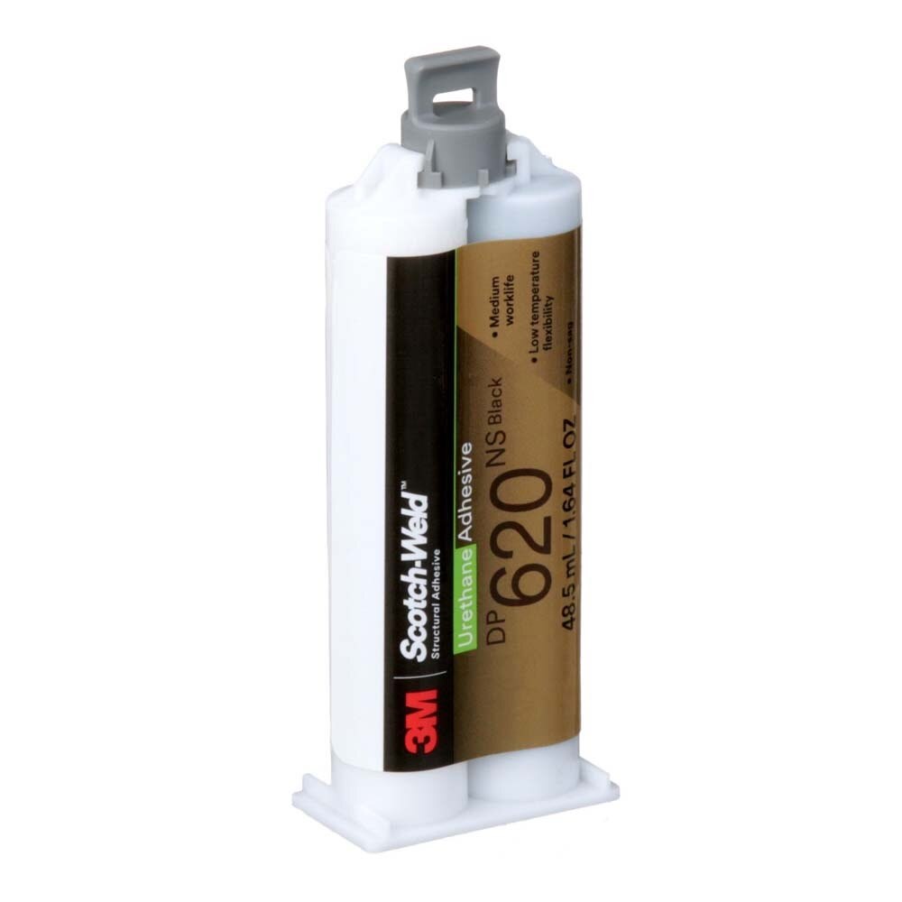 3M 620NS 620 Scotch-Weld Urethane Adhesive DP Black Duo-Pak, 48.5 mL (1.64 fl oz) (7100148737) - (12Pack) - 5