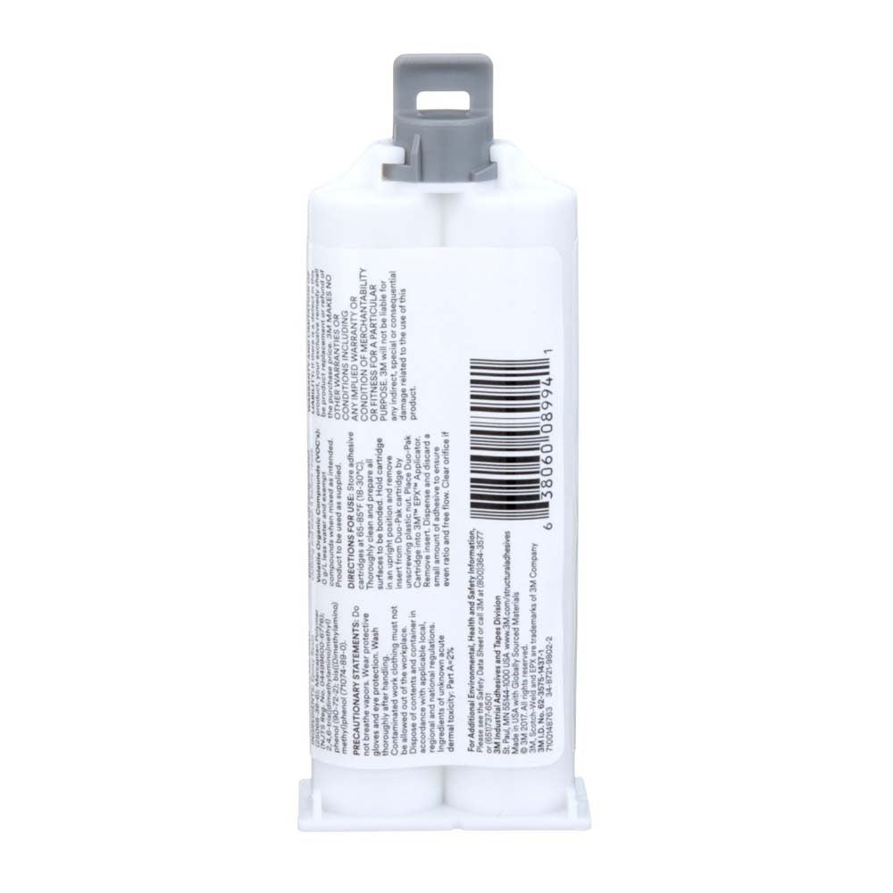 3M DP100 Scotch-Weld Epoxy Adhesive Duo-Pak, Clear (7100148763) (12 Pack) - 9