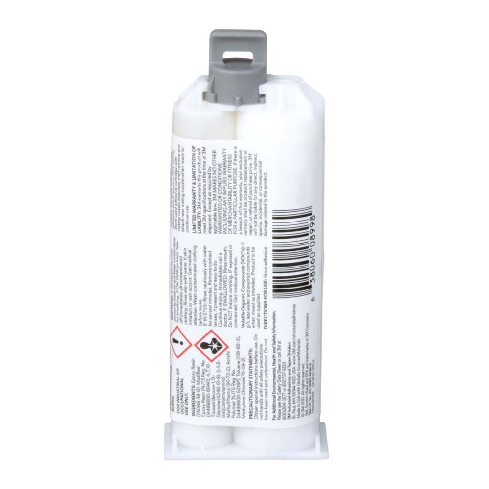 3M DP460 Scotch-Weld Epoxy Adhesive Off-White Duo-Pak 50 mL (1.69 fl oz) (7100148768) (12 Pack) - 7