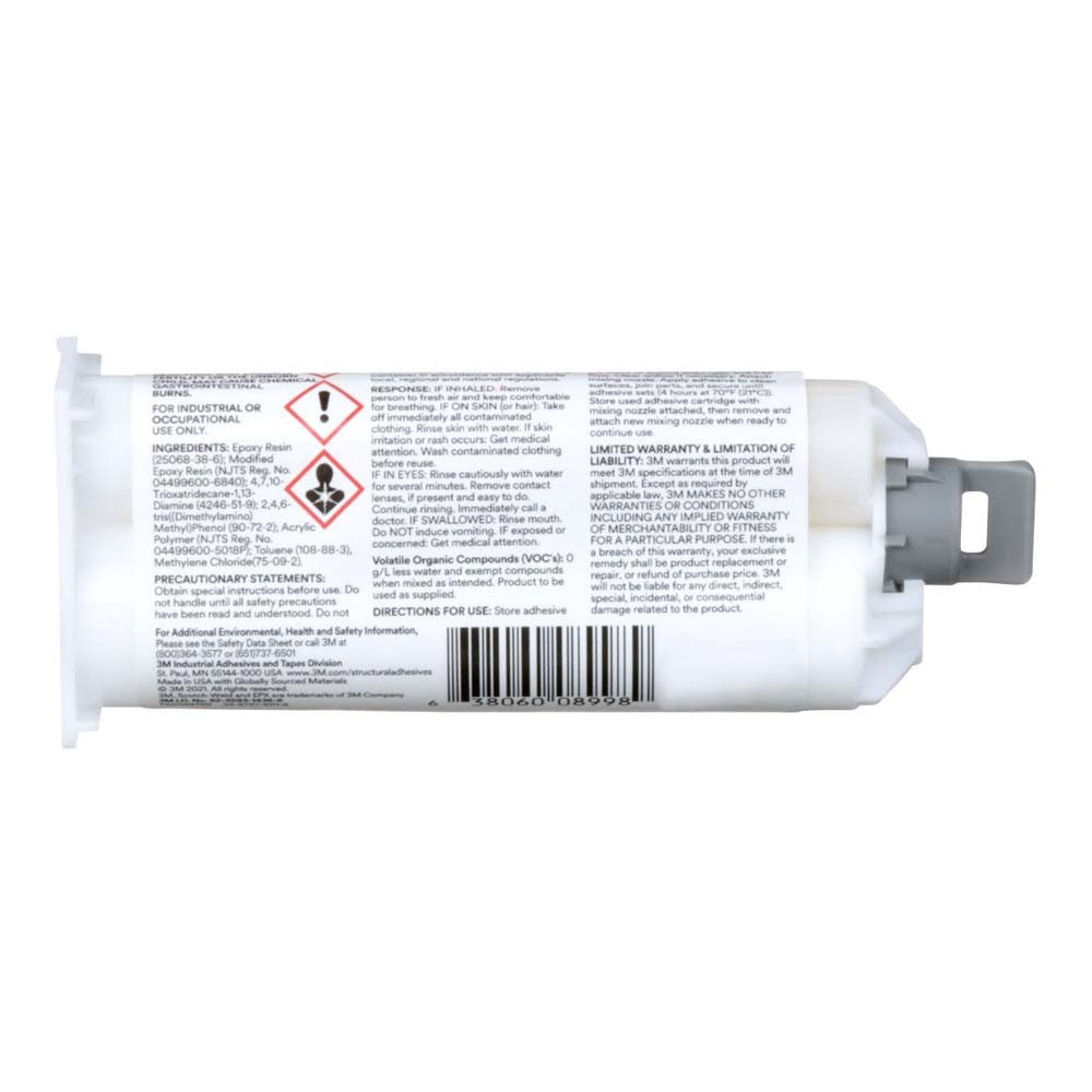 3M DP460 Scotch-Weld Epoxy Adhesive Off-White Duo-Pak 50 mL (1.69 fl oz) (7100148768) - 8