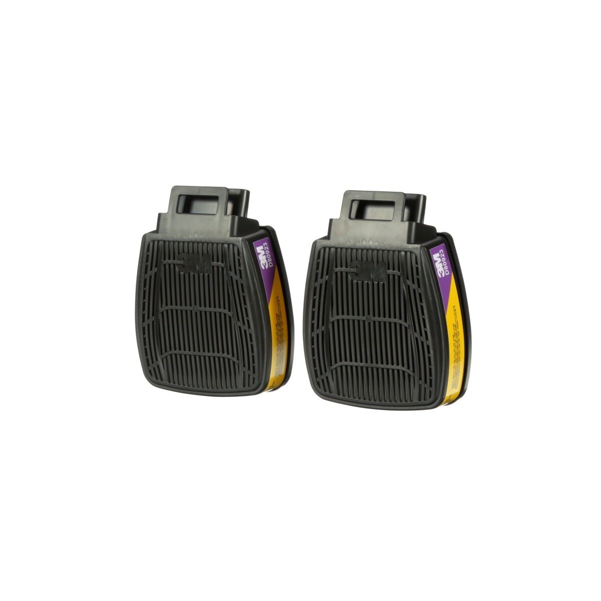 3M D80923 Organic Vapor/Acid Gas Cartridge/Filter, P100, Dual-Flow, NIOSH Approved (7100153233) (1 Pair) - (30 Pack) - 4