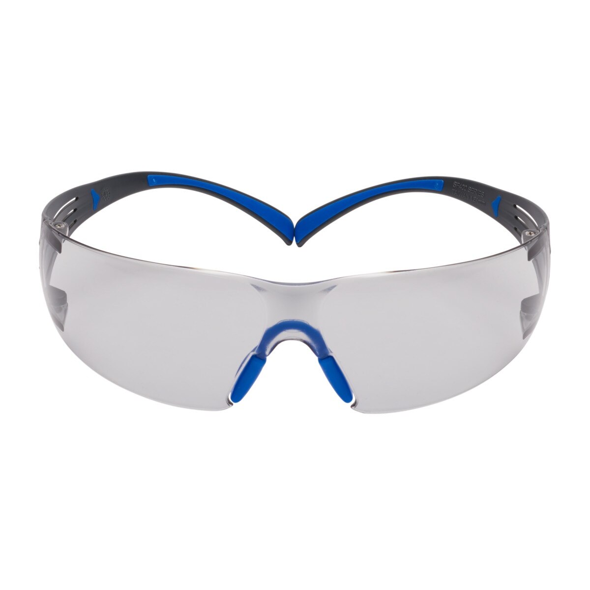 3M SF407SGAF-BLU SecureFit Safety Glasses, 400 Series, ANSI Z87.1, Indoor/Outdoor Gray Lens, Blue/Gray Frame, Anti-Fog Anti-Scratch (7100156103) - (20 Pack)