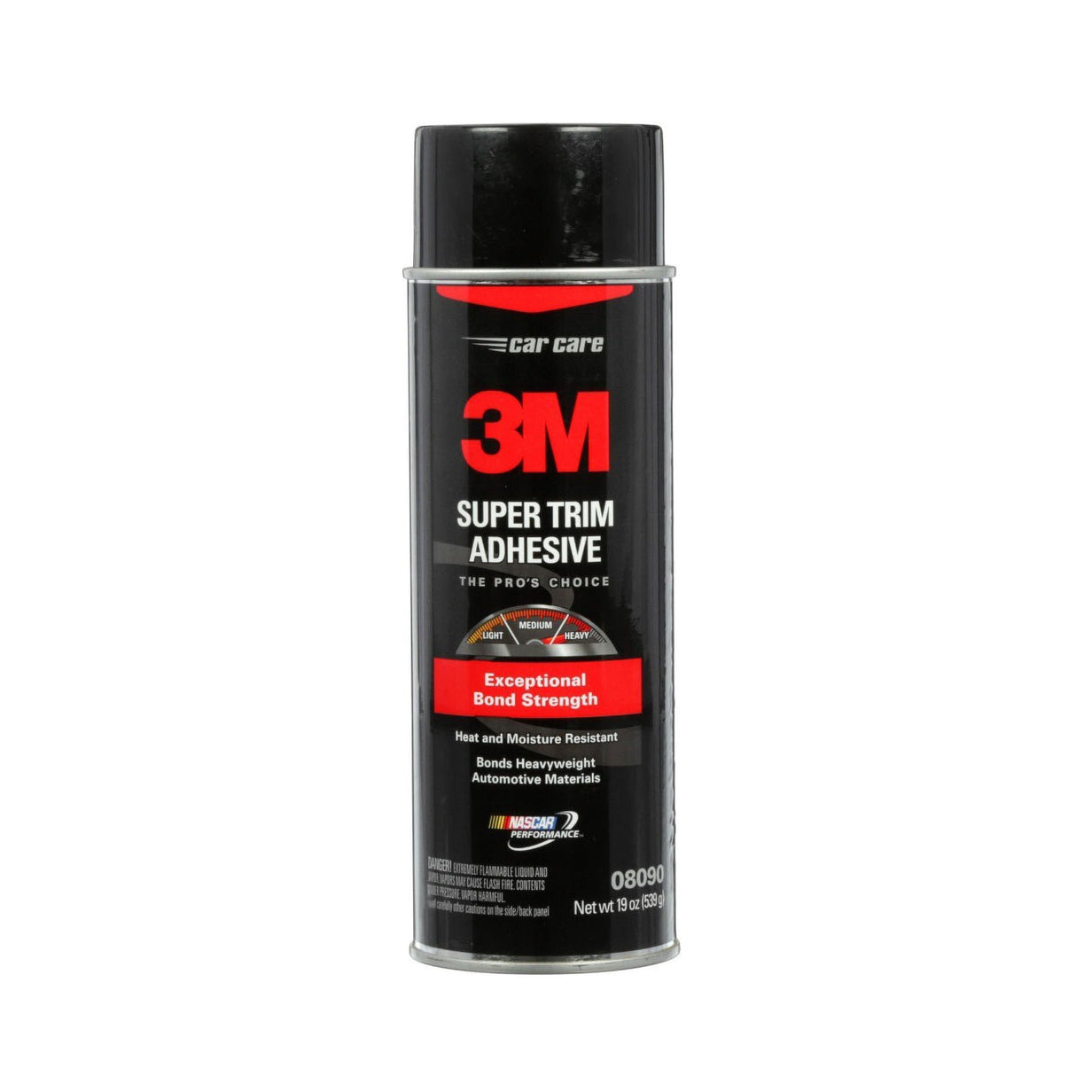 3M Super Trim Adhesive Aerosol Spray, Dries Clear, 19 oz (08090) (7100166328) - (6Pack)