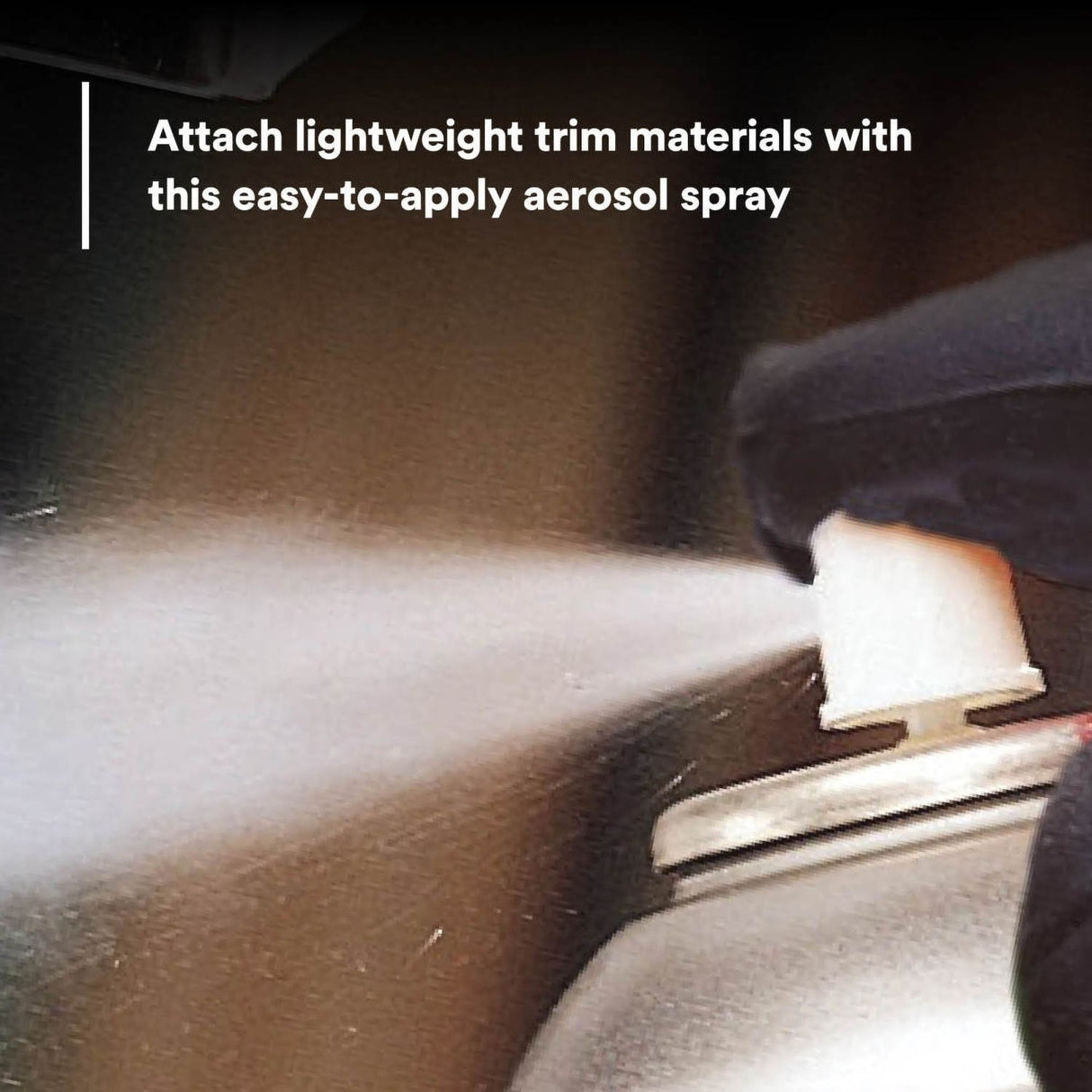 3M Super Trim Adhesive Aerosol Spray, Dries Clear, 19 oz (08090) (7100166328) - (6Pack) - 6