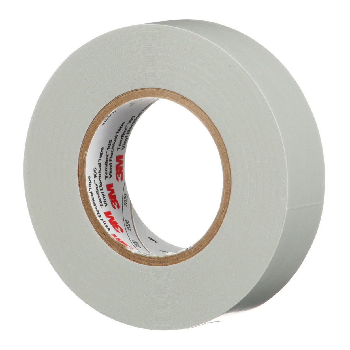3M 165 Temflex Vinyl Electrical Tape, Gray, 0.75 in x 60 ft, 6 mil (165GY4A) (7100169192) (10 Roll Pack) - (10Pack)