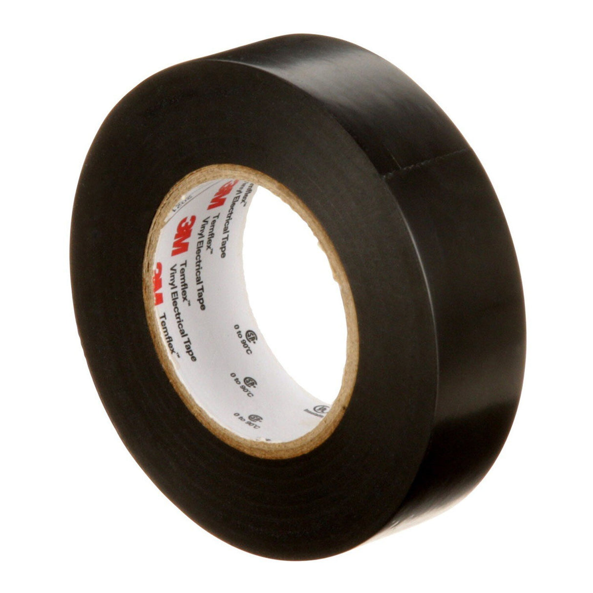 3M 165BK4A Temflex Vinyl Electrical Tape 165 Black 3/4 in x 60 ft x 0 in Multi-Purpose (7100169254) - (100 Pack) - 7
