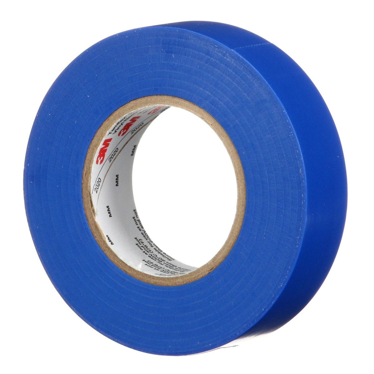 3M 165BL4A Temflex Vinyl Electrical Tape Blue 3/4 in x 60 ft 6 mil Multi-Purpose Flame Retardant (7100169429) - (10 Pack) - 5