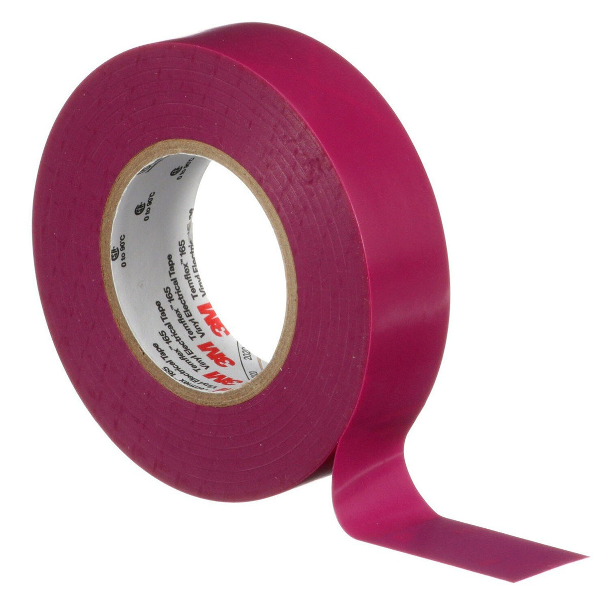 3M 165 Temflex Multi-Purpose Vinyl Electrical Tape, Purple, 3/4 in x 60 ft, 6 mil (165PR4A) (7100169434) (10 Roll Pack) - (10Pack) - 4