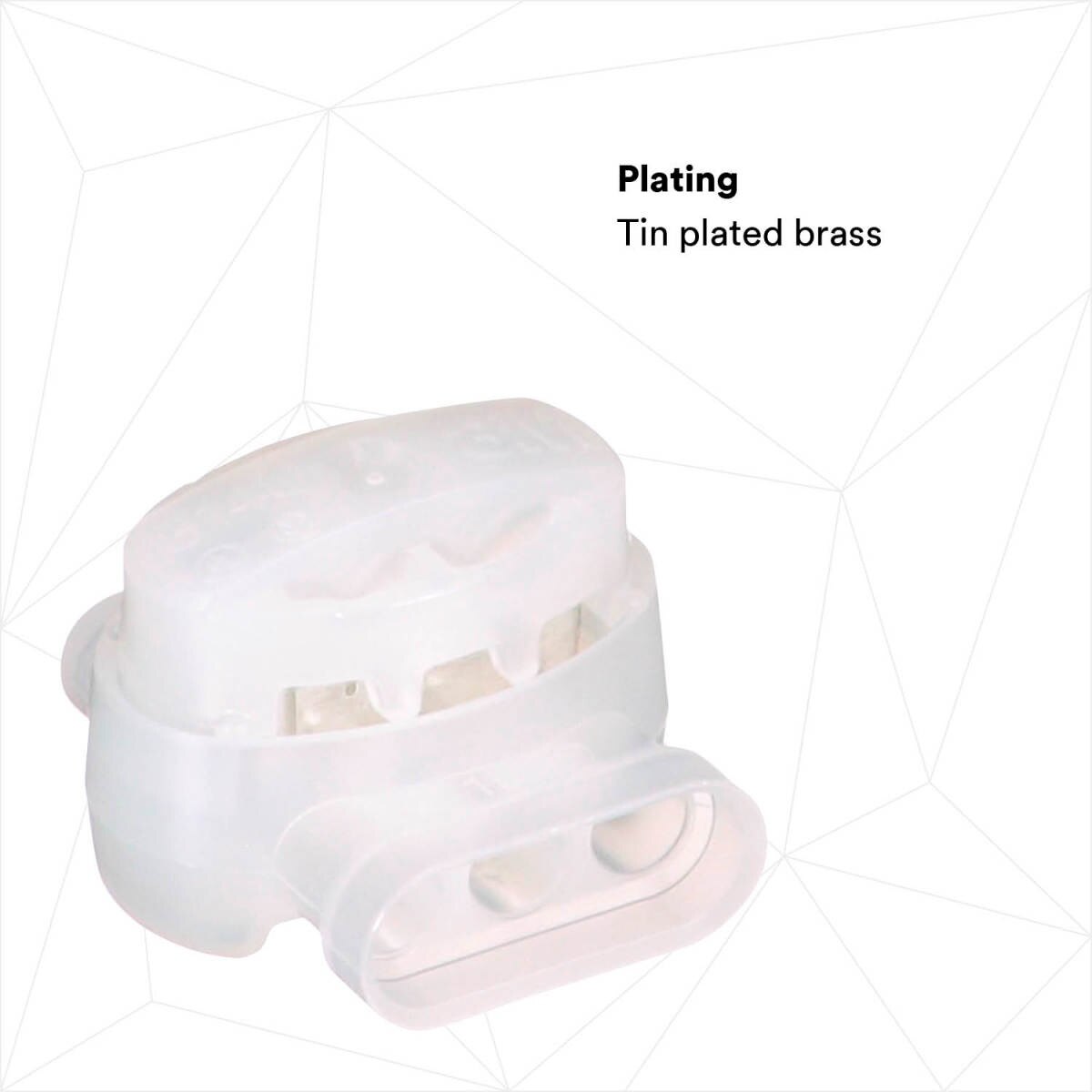 3M 314U-POUCH Electrical IDC Insulation Displacement Connector, Pigtail, Self Stripping, White, 22-14 AWG (7100175087) (500 Pack) - 8