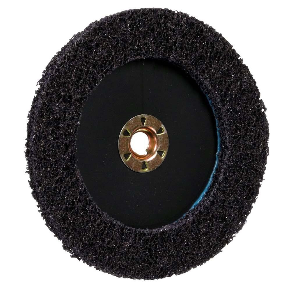 3M SB05589 Scotch-Brite Clean and Strip XT Pro TN Quick Change Disc, XO-DN, SiC Extra Coarse, Purple, 7 in x 5/8 in-11 (7100175514) (5 Pack) - 3