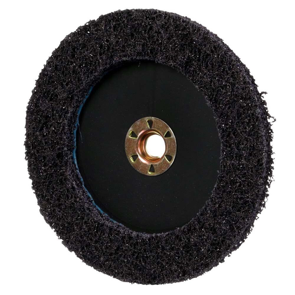 3M SB05589 Scotch-Brite Clean and Strip XT Pro TN Quick Change Disc, XO-DN, SiC Extra Coarse, Purple, 7 in x 5/8 in-11 (7100175514) (5 Pack) - 4