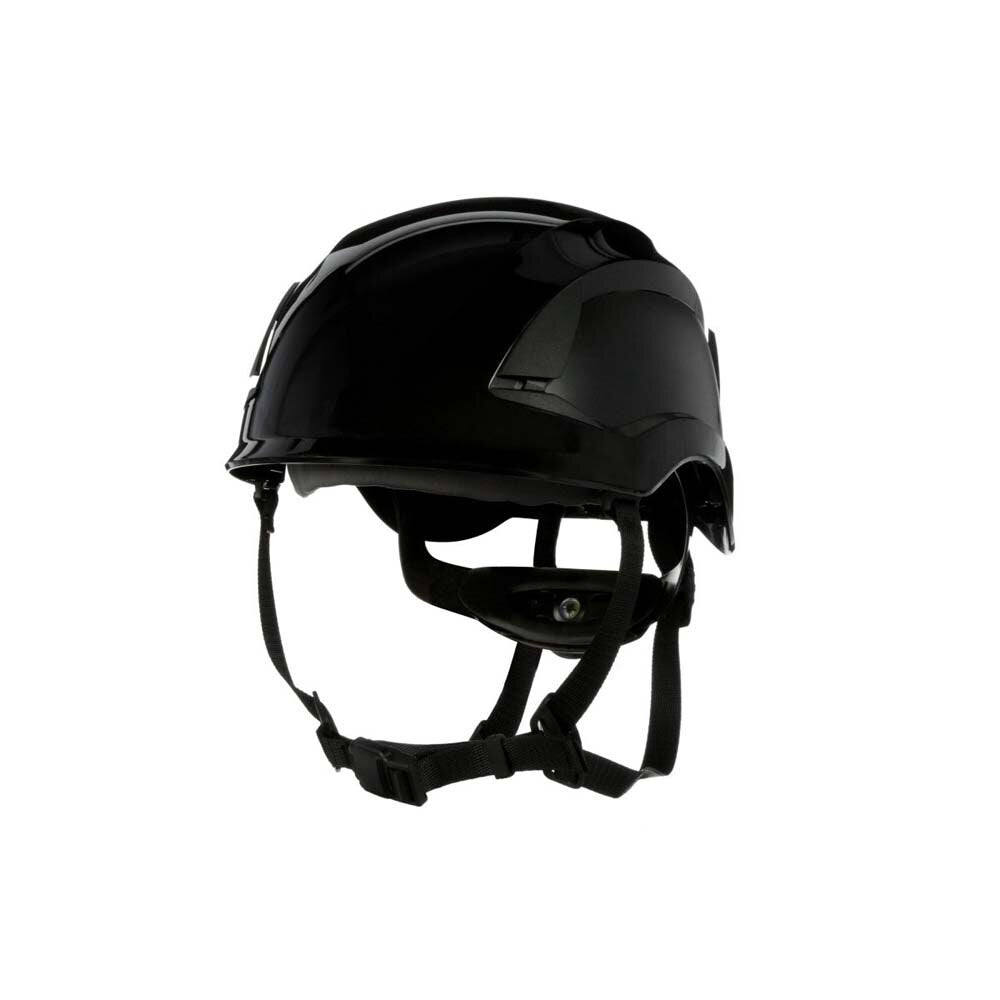 3M X5012-ANSI SecureFit X5000 Series Safety Helmet, Non-Vented, Black, 6-Point Ratchet Suspension (7100175576) - (10Pack)