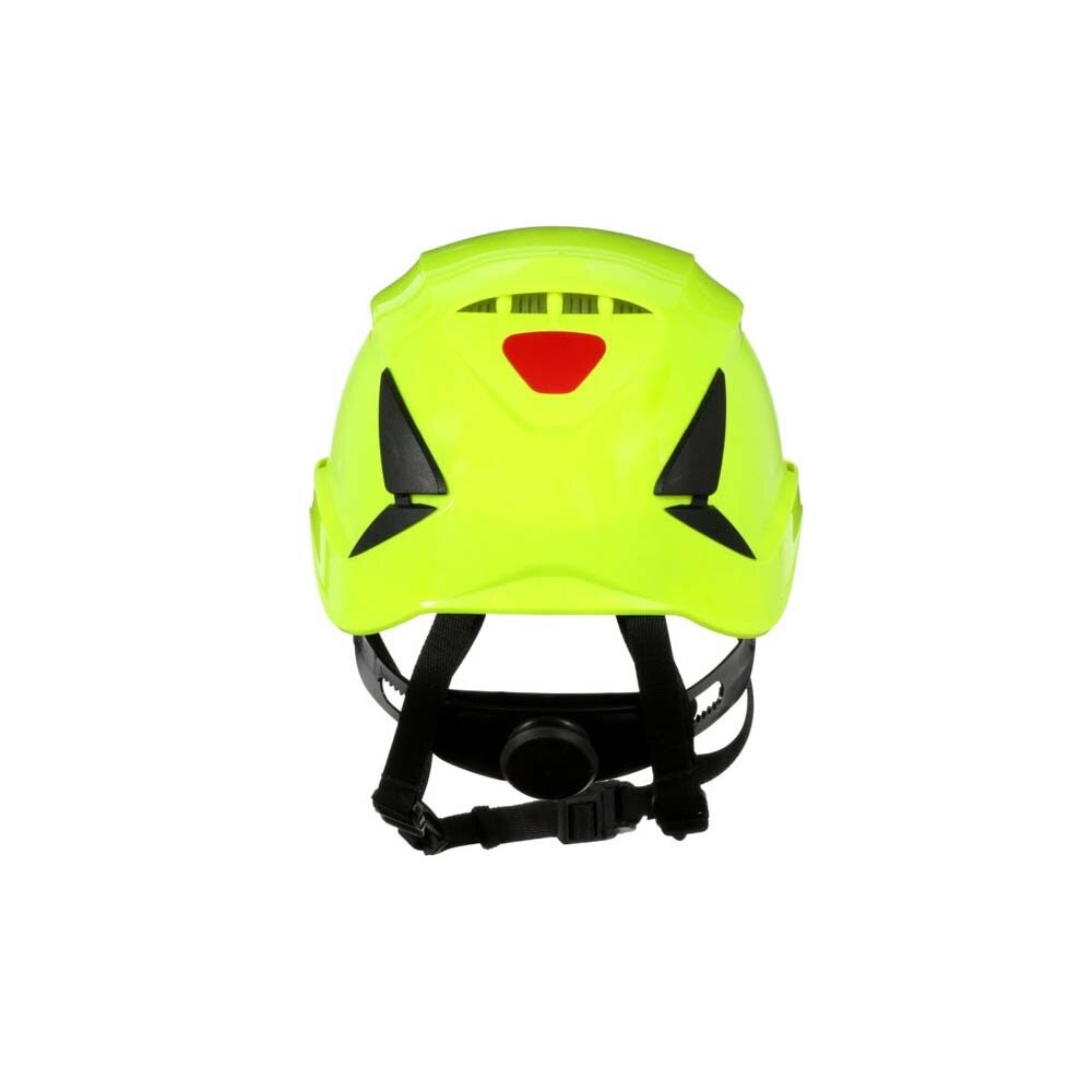 3M X5014V-ANSI SecureFit Safety Helmet, Vented, High Visibility Green, 6-Point Suspension (7100175585) - (10Pack) - 3