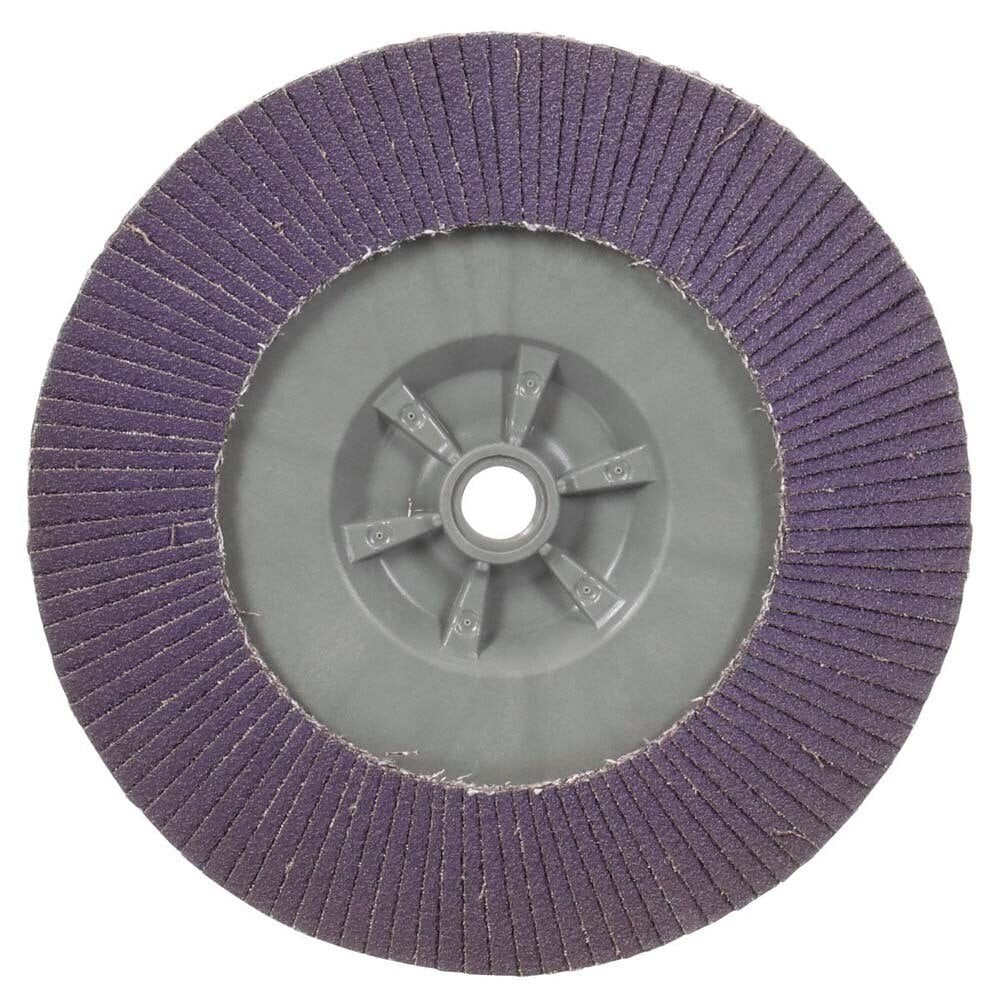 3M 769F Flap Disc Type 27 Quick Change, 80+ Grit, 7 in x 5/8-11 for Grinding and Finishing on Carbon and Stainless Steel (7100178236) (5 Pack) - 5